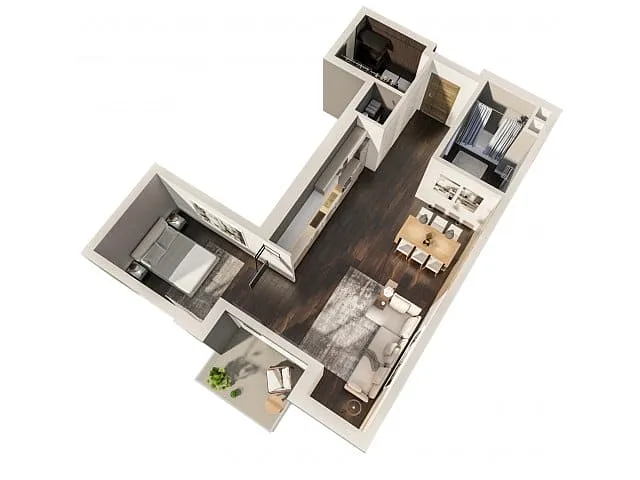 Floor plan Studio (U0 S)