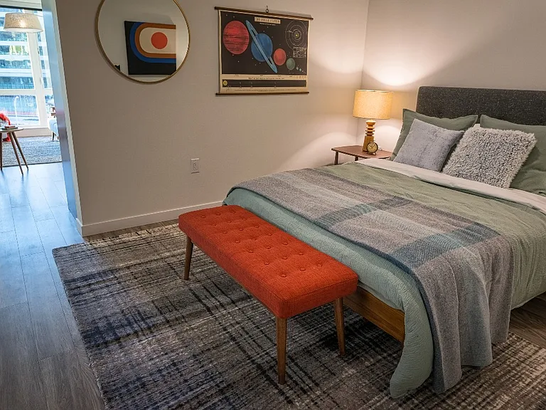 Bedroom fit for a queen