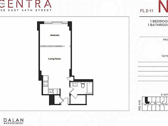 2nd image of 230 E 44th St APT 8N