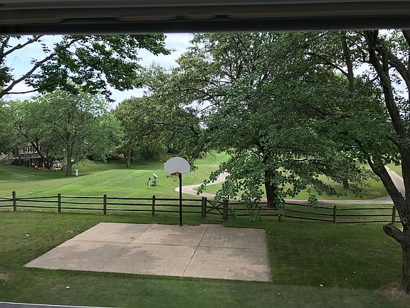 Backyard basketball court