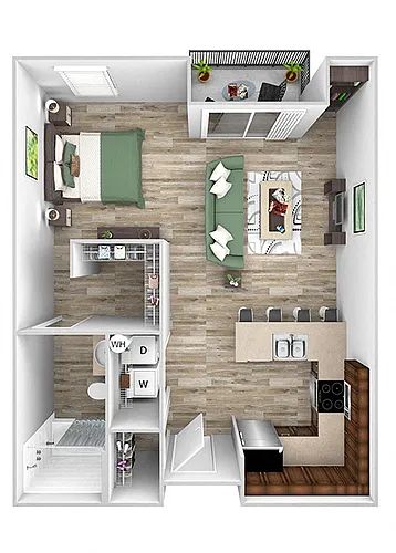 Floor plan A001