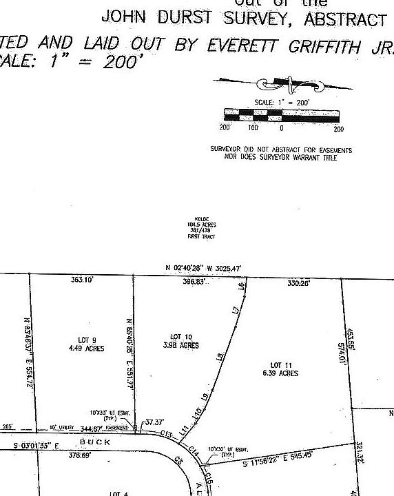 LOT 10 3.98 ACRES 