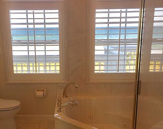 Ocean views from master bath