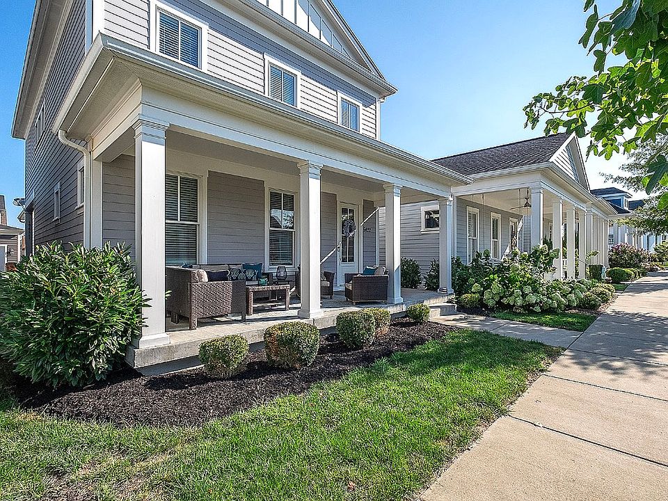 Large welcome front porch