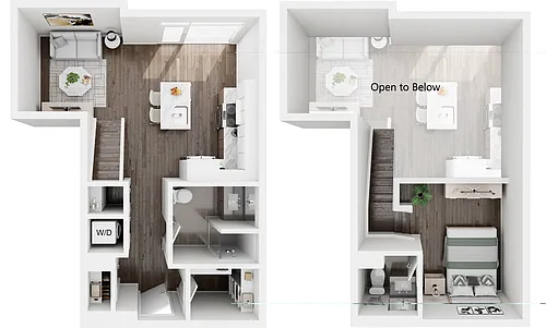 Floor plan 1 BEDROOM MEZZANINE-1