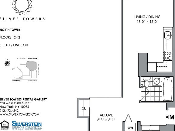 2nd image of 610 W 42nd St APT N31m