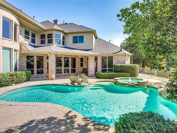 Sparkling Pool with Golf Course View