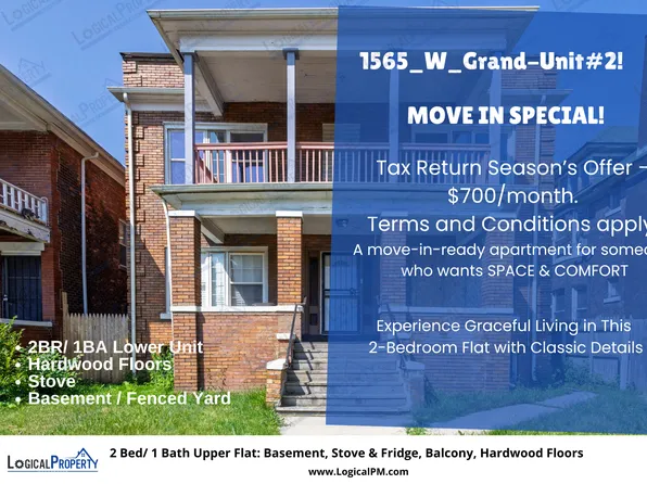 1565 W Grand Blvd APT 2, Detroit, MI 48208