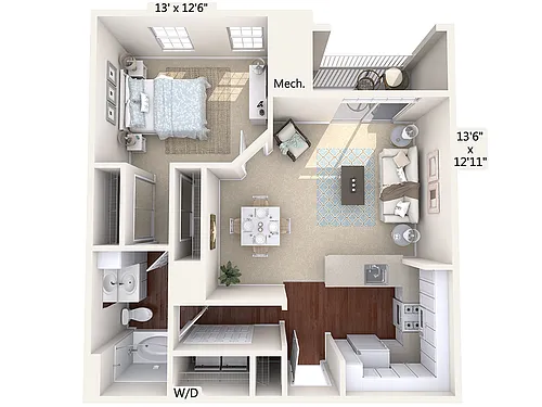 Floor plan A3-Std-Upper