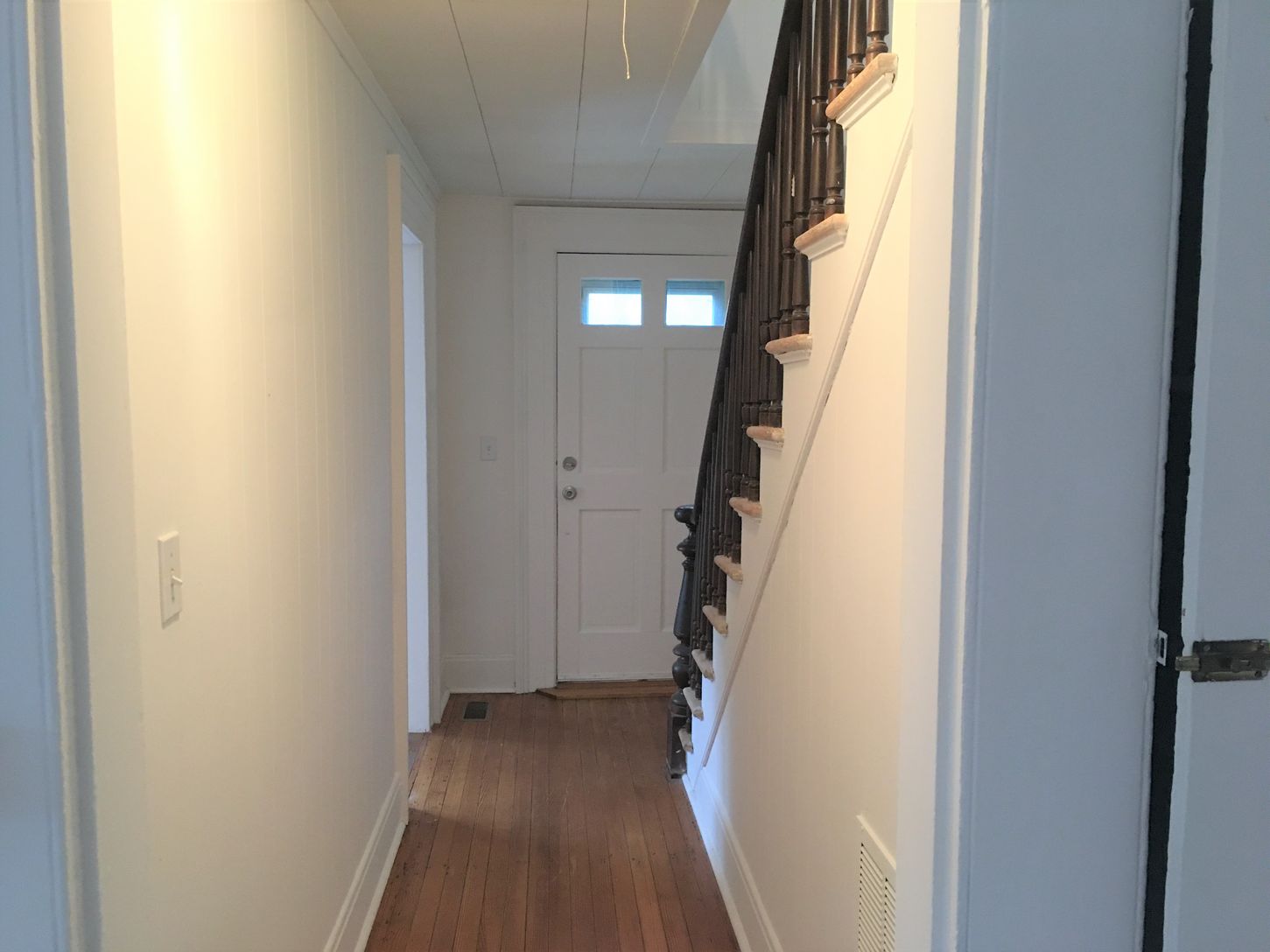  Front hallway and front door  could be a separate entrance to the second floor.