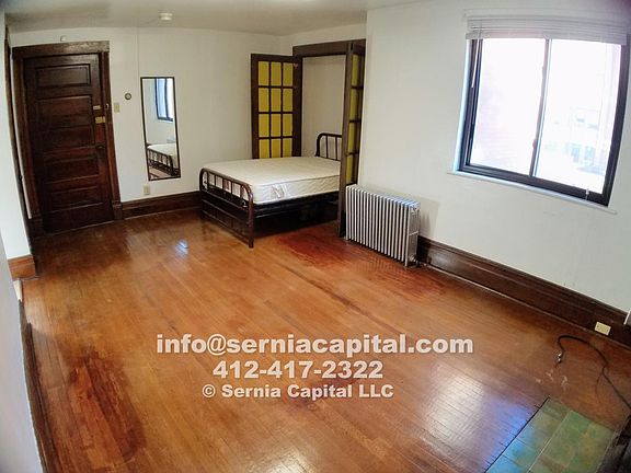 Main room (comes with bed frame, mattress optional)