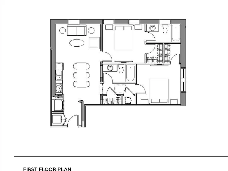 This spacious unit flows beautifully and feels like you have stepped into a luxury home.