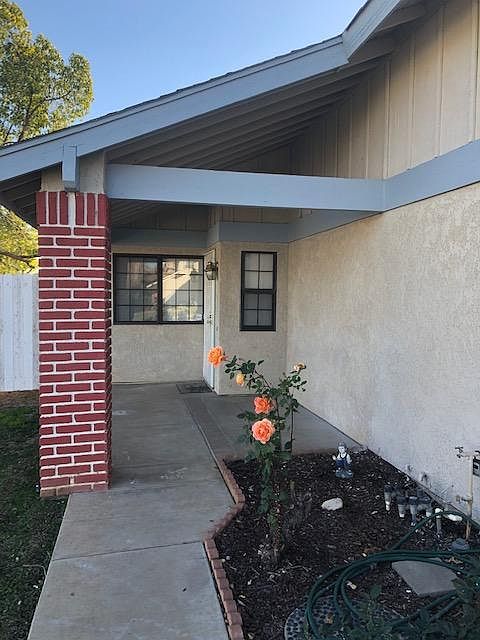 Front of house at entry