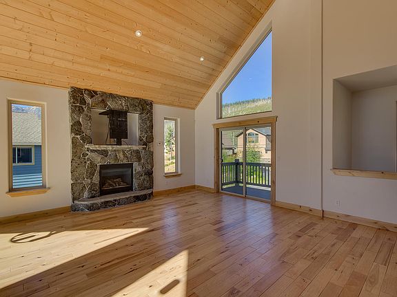 Mossy granite fireplace