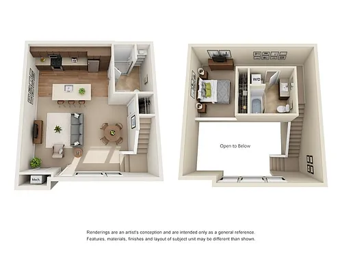 Floor plan TH1 - Renovated