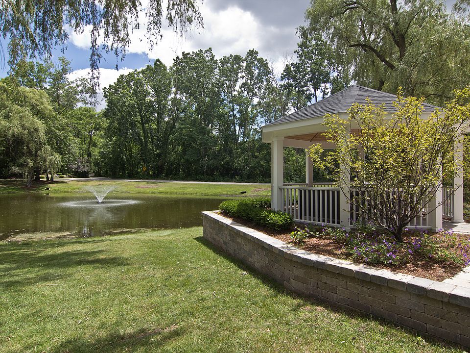 Gazebo And Fountain View