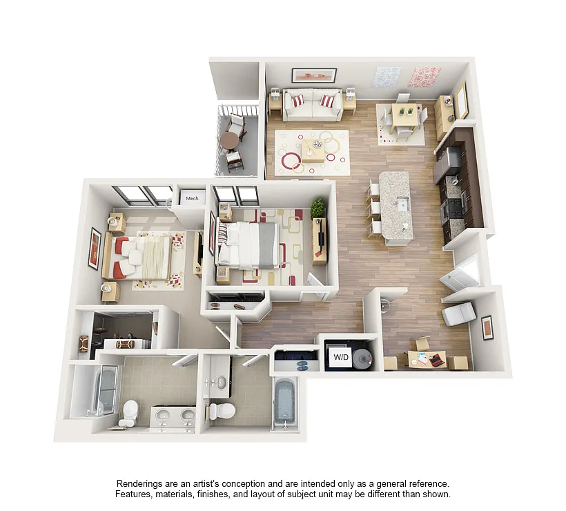 Floor plan The Mossman with Den