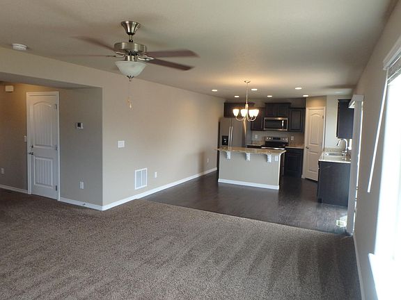 View from the living room on the main floor.