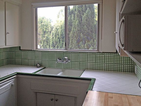 Vintage kitchen with window
