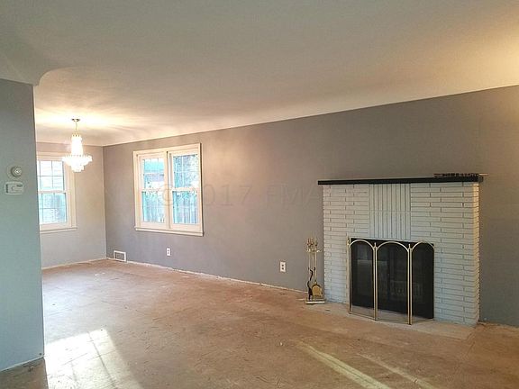 Fireplace and Dining Area