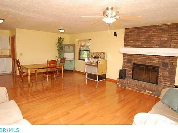 Brick W/B Fireplace w/ Vents