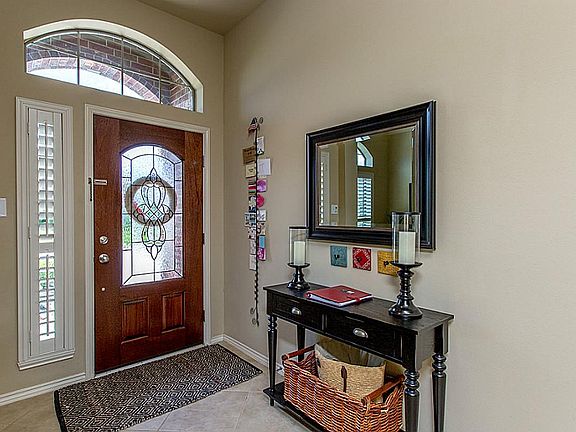 LEADED GLASS DOOR ENTRY ~