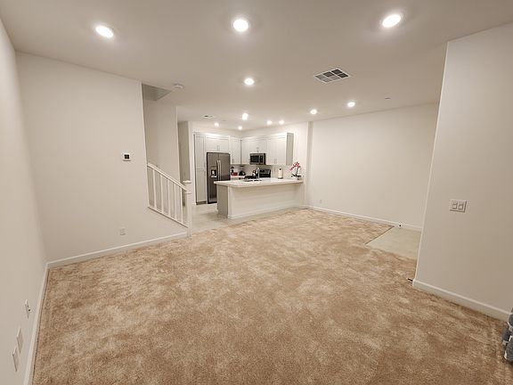 Combined living and dining room