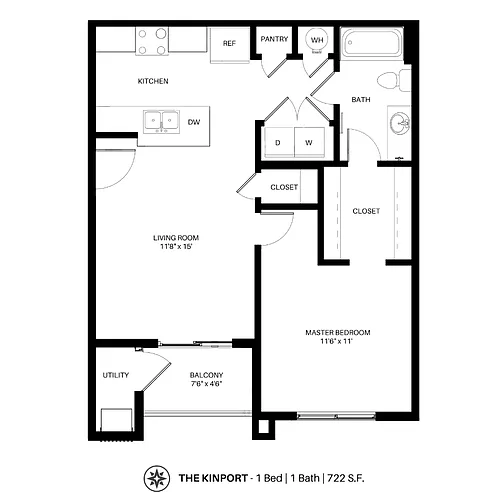 Floor plan Kinport
