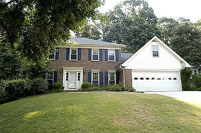 2 story brick traditional