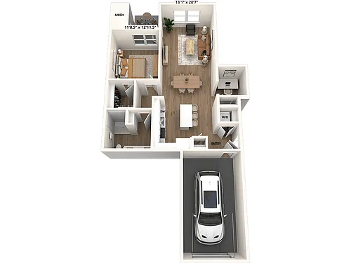 Floor plan A3 Den-Direct Garage-952-Scheme I