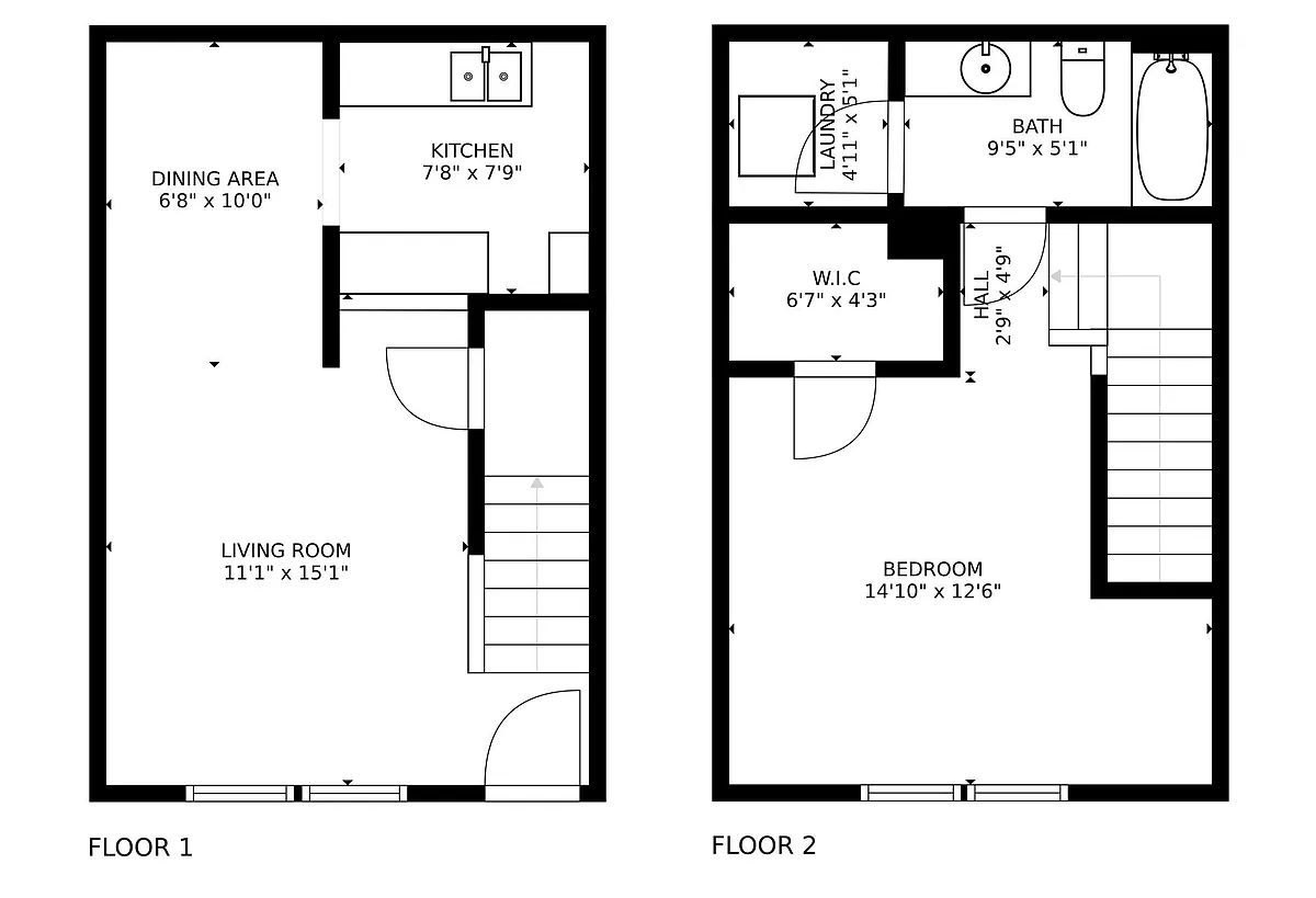 Floor plan Salt Pond