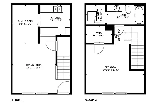 Floor plan Salt Pond