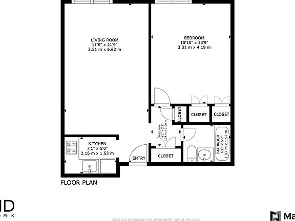 2nd image of 305 W 13th St APT 6C