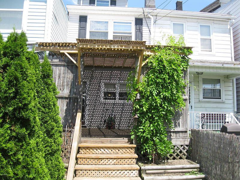Shaded back porch