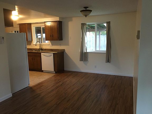 Dining area and kitchen