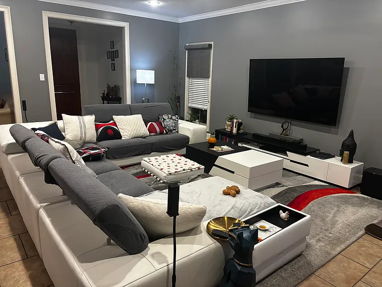 Modern family room.