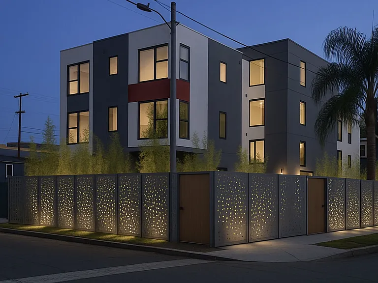 Photo with fence rendering (fence under construction)