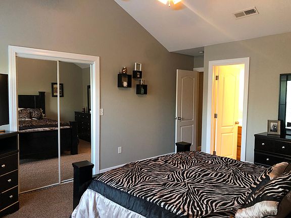 Master bedroom, over sized closet, bathroom attached.