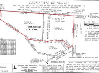 Wallace Rd, Cheboygan, MI 49721