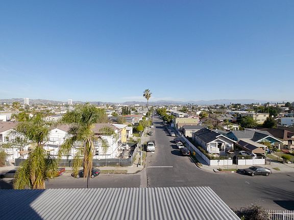 view from the large window in bedroom. 