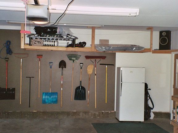 Garage and extra refrigerator