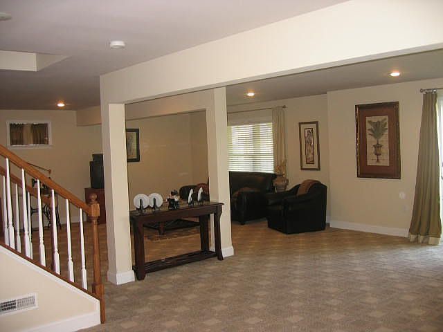 Finished walk out Basement