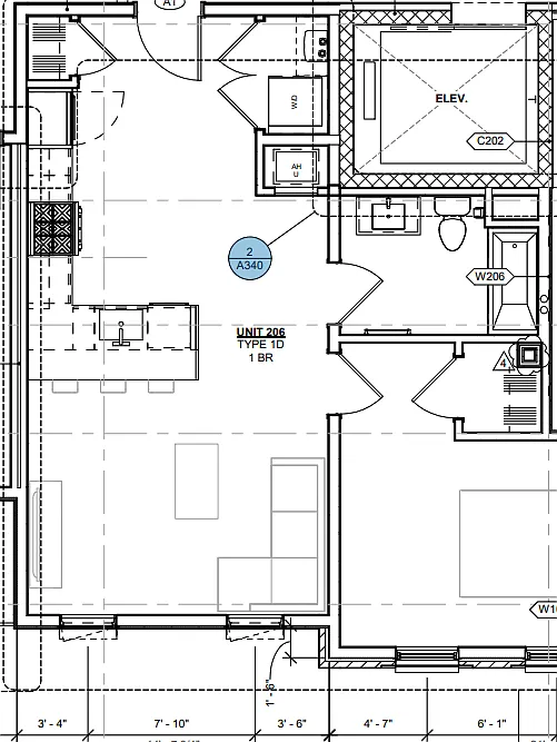 1 bed, 725 sqft, $3,295 — Photo 2