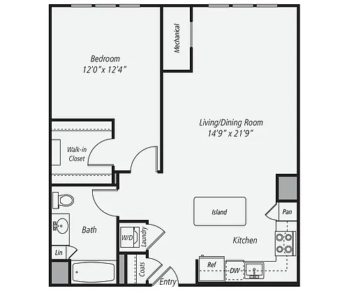 Floor plan A6a-877-1271