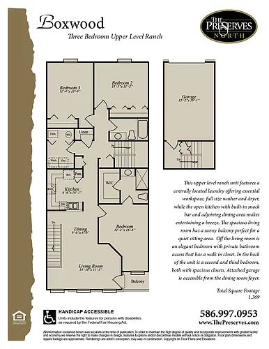 Floor plan The Boxwood