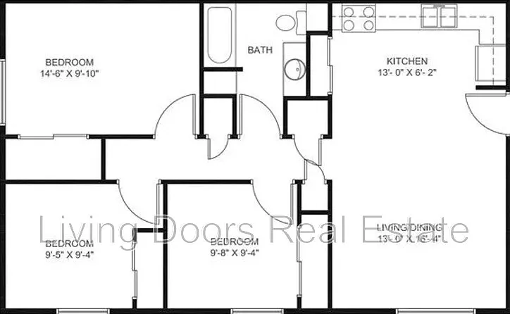 3 bed, 1.0 bath, $760 — Photo 2
