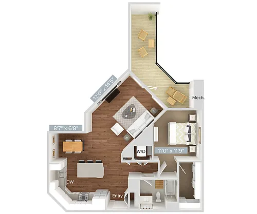 Floor plan A7-502