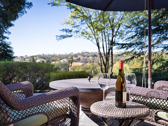 View from patio