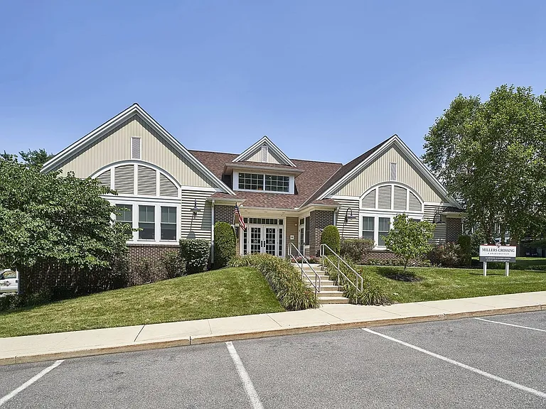 Club house with outside deck