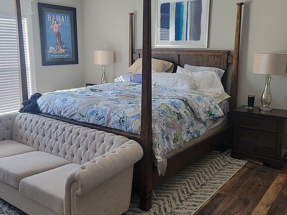 Primary Bedroom, Cal King bed.